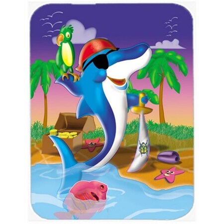 Skilledpower Dolphin Pirate Mouse Pad; Hot Pad or Trivet SK254307